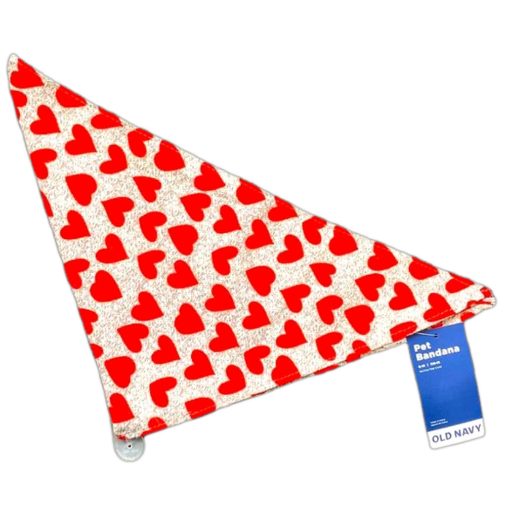 Pet Dog Hearts Love Valentine’s Day Bandana - Brand New